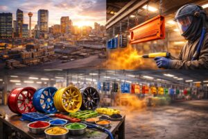 Powder coating services in Calgary
