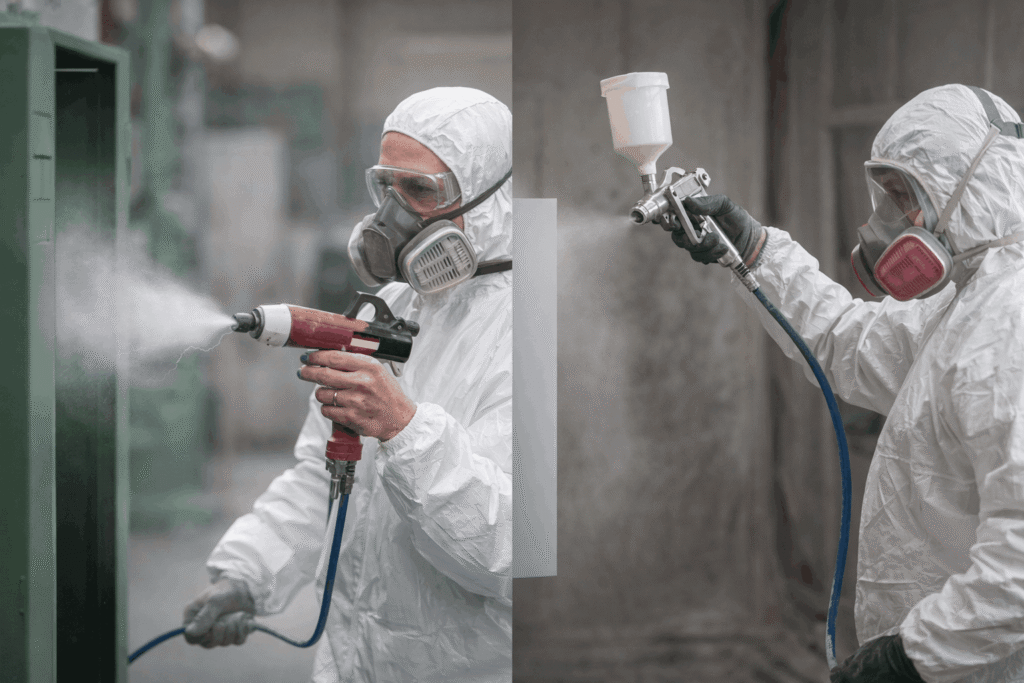 electrostatic spray painting
