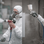 electrostatic spray painting