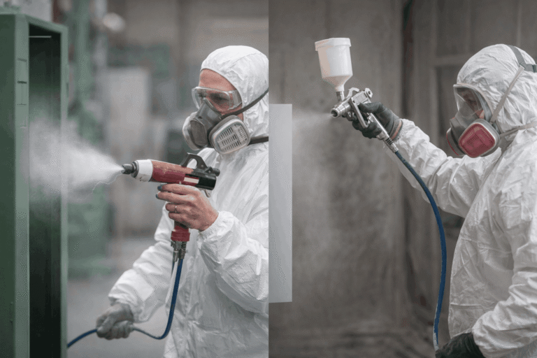 electrostatic spray painting