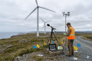Wind turbine noise monitoring