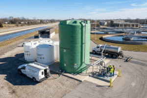 brine storage tanks